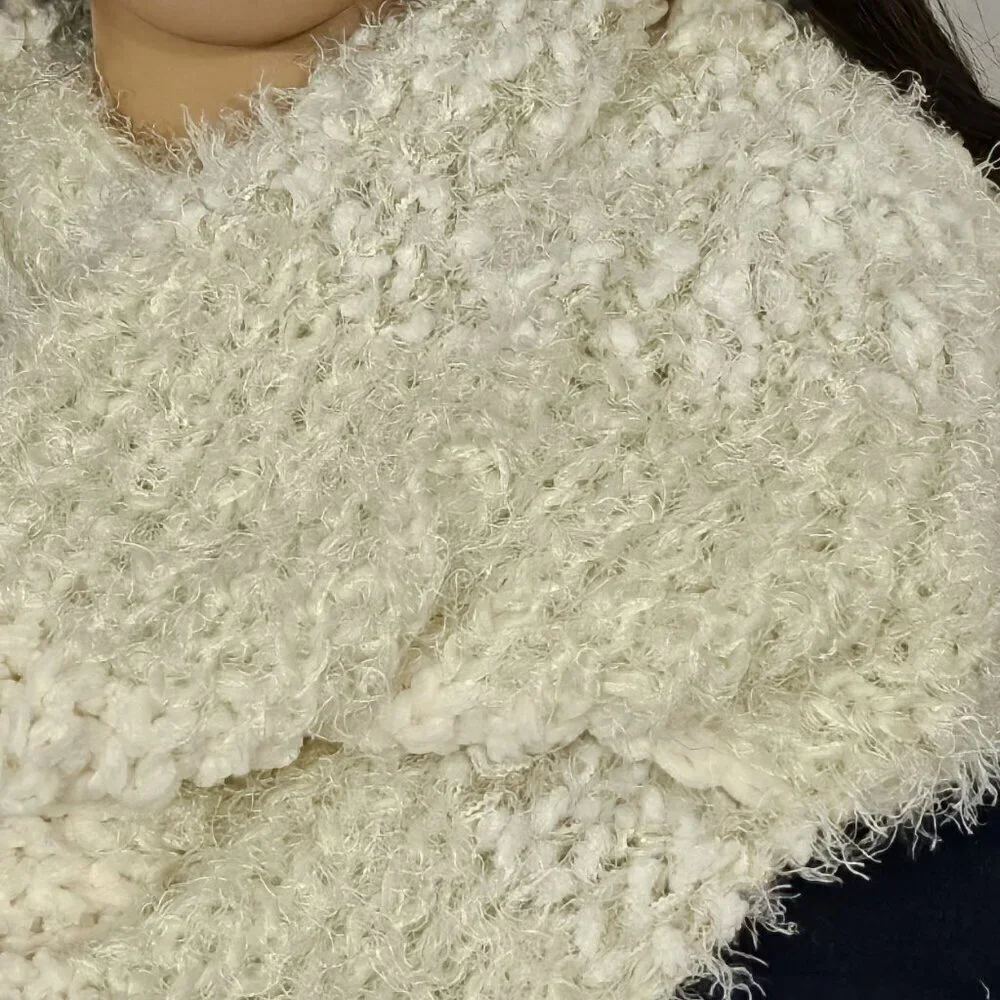 2/$30 INC International Concepts Mixed Yarns Loop Knit Scarf Natural One Size